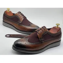 SOULIER MOCASSIN HOMME -MARRON